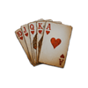 lucky train playing cards symbol