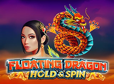 Floating Dragon Hold and Spin logo