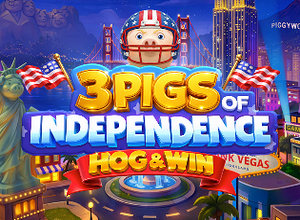 3 Pigs of Independence Hog and Win logo