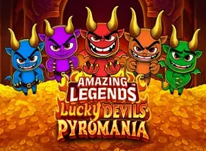 Amazing Legends Lucky Devils Pyromania logo