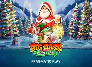 Big Bass Christmas Frozen Lake logo