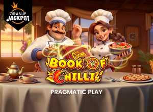 Book of Chilli Oranje Jackpot logo