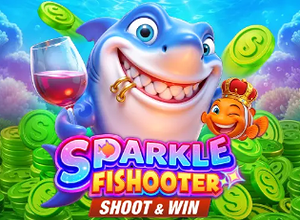 Sparkle Fishooter Shoot and Win logo