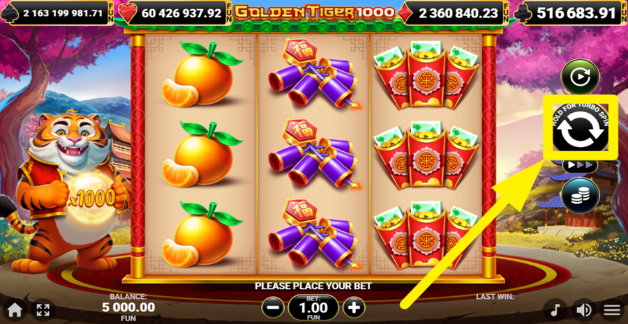 Golden Tiger 1000 Spin