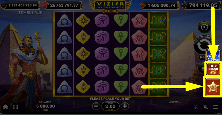 Vizier Of The North 1000 Buy Feature