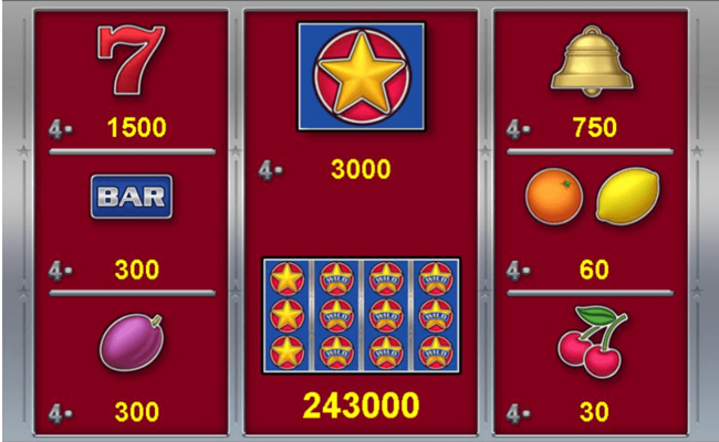 hot 81 paytable