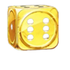 dice deco super pot dice 6 symbol